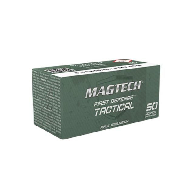 Magtech M193 Ball Rifle Ammunition 5.56mm 55gr FMJ 3265 fps 50/rd