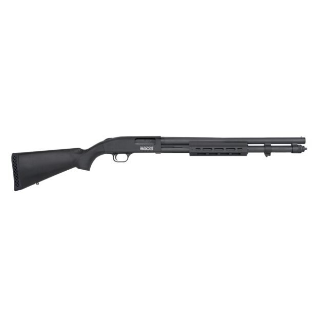 Mossberg 590S Optic Ready Shotgun 12ga 3" Chamber 7rd/8rd/13rd Magazines 20" Barrel Black