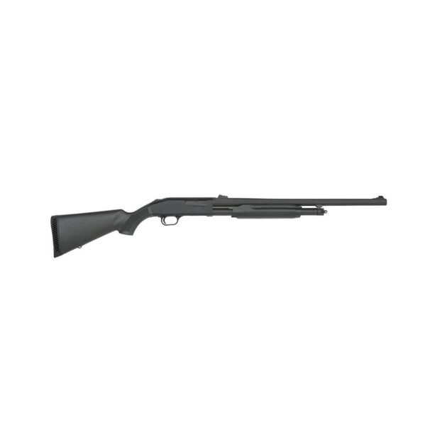 Mossberg 500 Slugster Shotgun 20ga 3" Chamber 5rd Capacity 24'' Barrel Black Stock