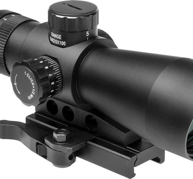 NcStar Mark III Tactical Gen II 3-9x42mm P4 Sniper Rifle Scope - Black Anodized