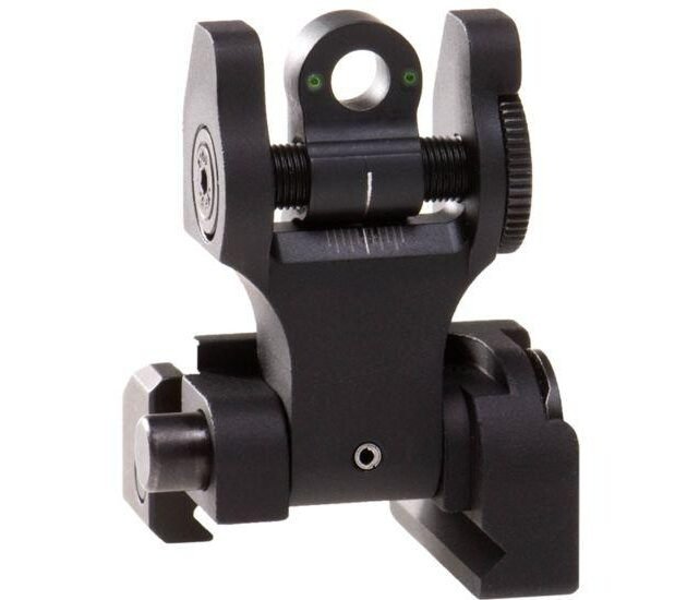 Troy Industries Rear Tritium Battle Sight - Black