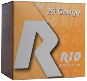 Rio Field Shotshells 20 ga 2 3/4" 2 3/4 dr 1 oz #8 1250 fps 25/ct