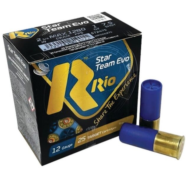 Rio Star Team 12 ga 2-3/4" 1 oz 1280 fps #7.5 25/ct