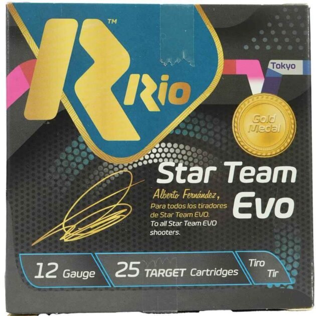Rio Star Team EVO Shotshells 12ga 2-3/4" 1oz #8 1280 fps 25/ct