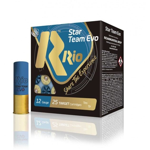 Rio Star Team Evo 28 Low Recoil Shotshells 12 ga  2-3/4" 1 oz 1135 fps #7.5 25/ct