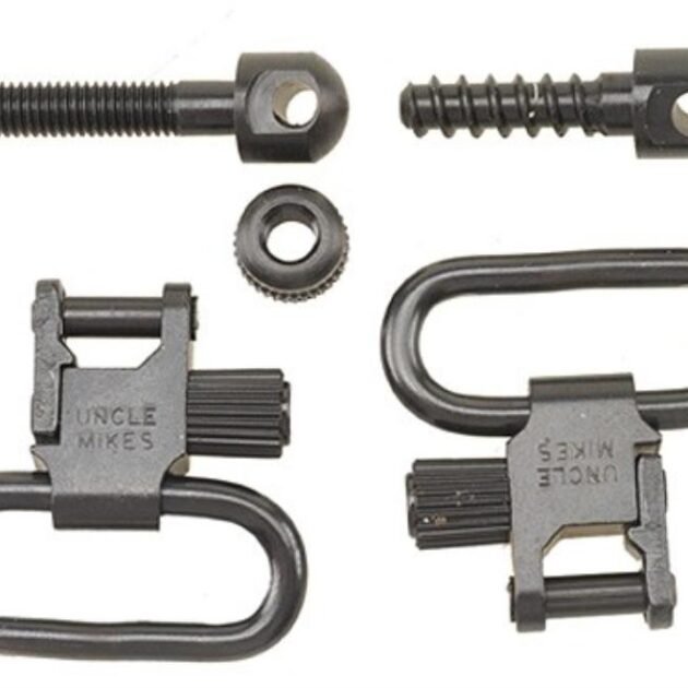 Uncle Mike's QD Machine Screw Type Swivel - 1" Black