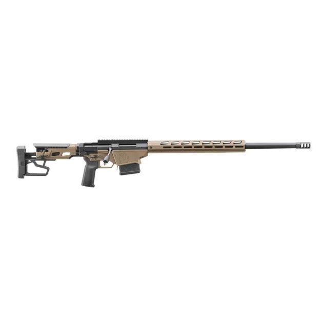 Ruger Precision Bolt Action Rifle Bronze 6.5 Creedmoor 10rd Magazines(2) 24" Threaded Barrel Smoked Bronze Cerakote