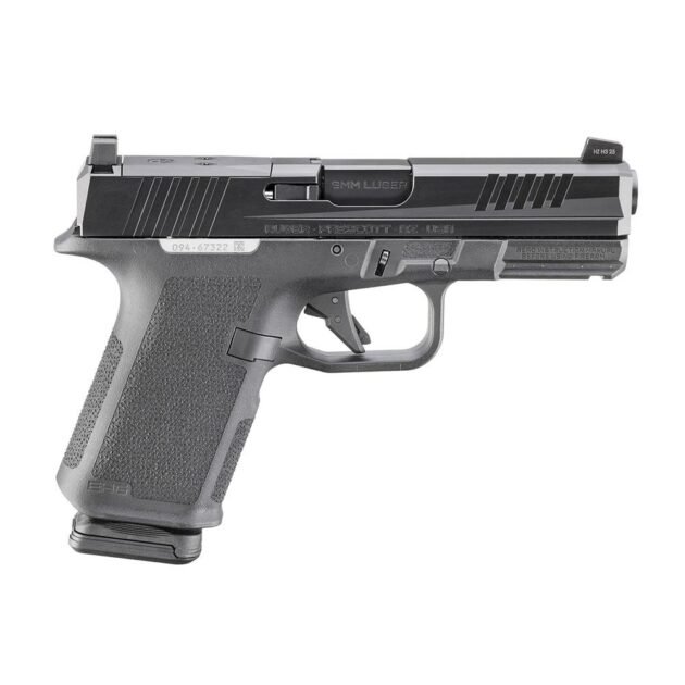 Ruger RXM Handgun 9mm Luger 15rd Magazines(2) 4" Barrel Black Poly Frame Front Night Sight