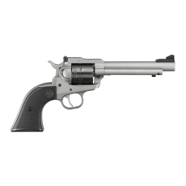 Ruger Super Wrangler Handgun .22 LR/.22 WMR 6rd Capacity 5.5" Barrel Silver Cerakote