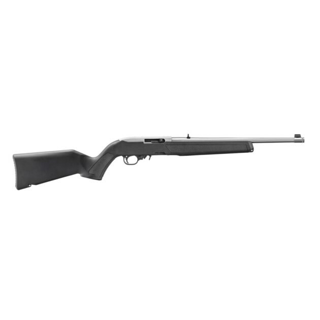 Ruger 10/22 Satin Black Carbine .22 LR 10rd Magazine(1) 16.4" Threaded Stainless Barrel Synthetic Stock BX Trigger