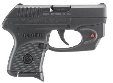 RUGER LCP 380ACP PISTOL 2.75" BBL BLUE W/ VIRIDIAN E-SERIES RED LASER