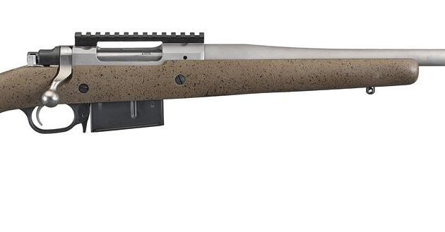 Ruger Hawkeye Long Range Hunter 6.5 Creedmoor 5rd Magazine 22" Barrel Black/Brown Stock