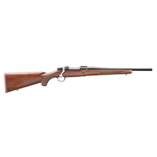 Ruger Hawkeye Hunter Rifle .243 Win 4rd Magazine 16.6" 5/8x24 Threaded Barrel Walnut Blued