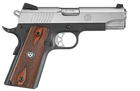 SR1911 .45ACP 4.25" BRL LOW GLARE STS SLIDE BLK ALLOY FRAME