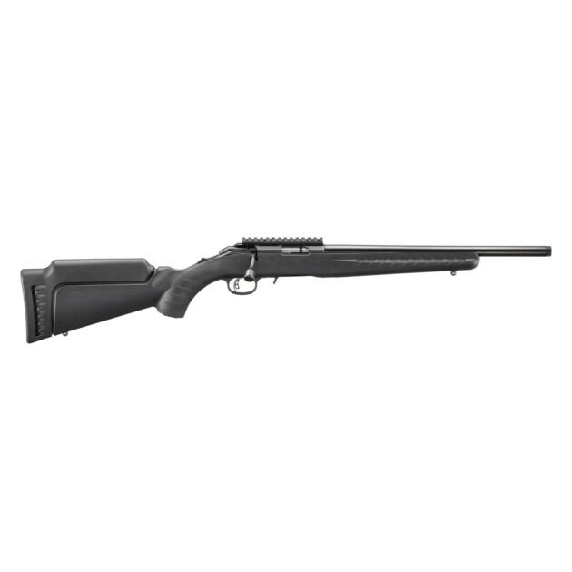 Ruger American Rimfire Rifle .17 HMR 9rd Magazine(1) 16.1" Threaded Barrel Black Synthetic Stock