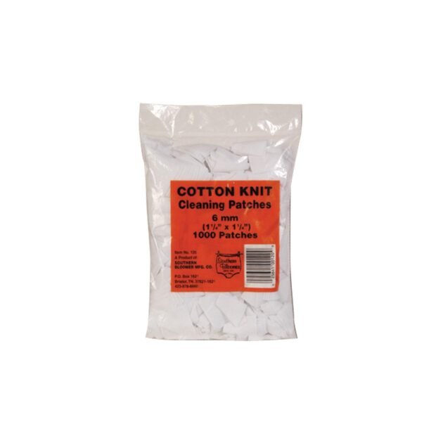 Southern Bloomer 6mm Cleaning Patches 1000/Pack