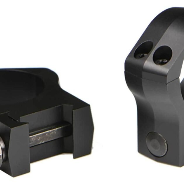 Warne 2-Piece Picatinny Style Mountain Tech Scope Rings 1" Low - Matte