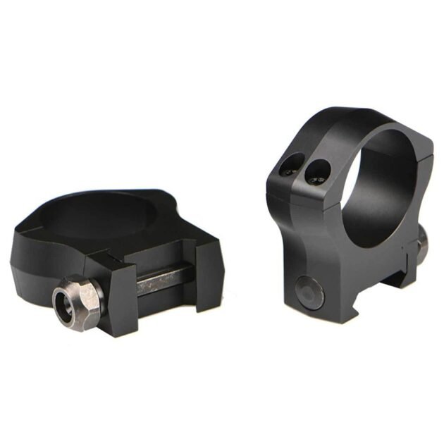 Warne 2-Piece Picatinny Style Mountain Tech Scope Rings 30mm Low - Matte