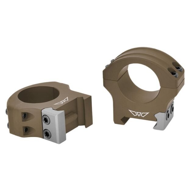 Warne HyperLite 1 inch Medium Dark Earth Scope Rings