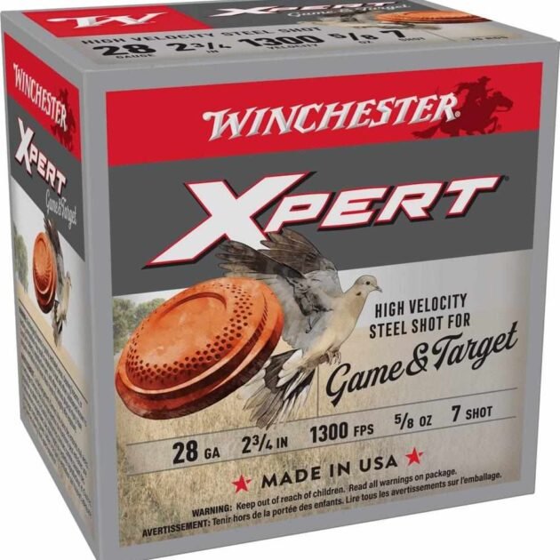 Winchester Xpert Steel Shotshells 28 ga 2-3/4" 5/8 oz 1300 fps #7 25/ct