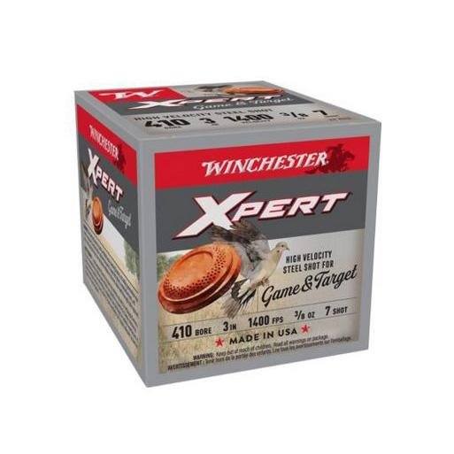 Winchester Xpert Steel Shotshells 410 ga 3" 3/8 oz 1400 fps #7 25/ct