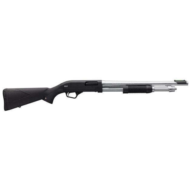 Winchester SXP Marine Defender Shotgun 12ga 3" Chamber 5rd Capacity 18" Matte Chrome Barrel Black Synthetic Stock