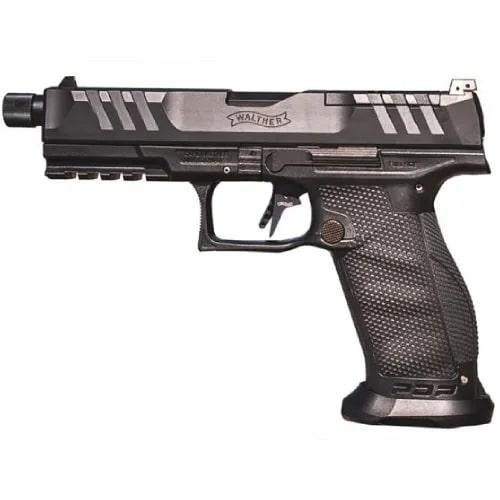 Walther PDP Pro SD Full Size Optic Ready Handgun 9mm Luger 18rd Magazines(3) 5.1" Threaded Barrel 4.5" Slide