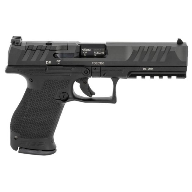 Walther PDP Compact Handgun 9mm Luger 10/rd  Magazines (2) 5" Barrel Black Optic Ready