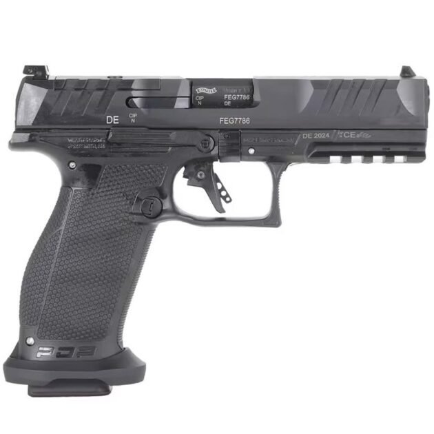 Walther PDP Full Size OR Pro-E Handgun 9mm Luger 10rd Magazines (3) 4.5" Barrel Black