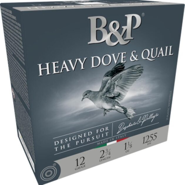 B&P Dove & Quail Shotshells 12 ga 2-3/4 In 1-1/8 oz-#6 1255 fps 25/ct