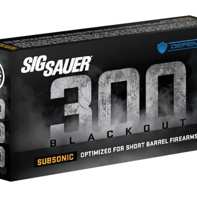 Sig Sauer Subsonic Max Expansion Rifle Ammunition .300 AAC Blackout 194 gr 1000 fps 20/ct