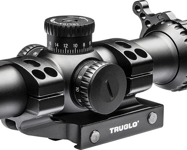 Truglo OMNIA4 Tactical Scope - 1-6x24mm 30mm Illum All Purpose Tactical Reticle (A.P.T.R.) Black Matte