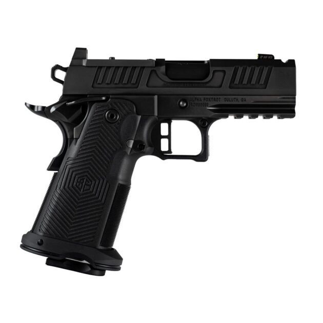 Alpha Foxtrot AF1911 Romulus Handgun 9mm Luger 17rd (1) & 19rd (1) Magazines 3.5" Ported Barrel Black RMSc