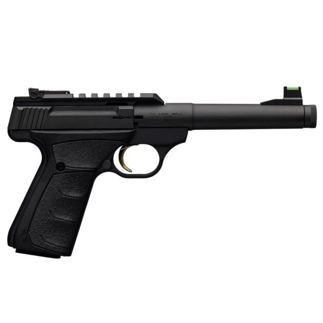 Browning Buck Mark Plus Camper UFX Suppressor Ready Handgun .22 LR 10rd Magazine 6" 1/2-28 Threaded Barrel Black