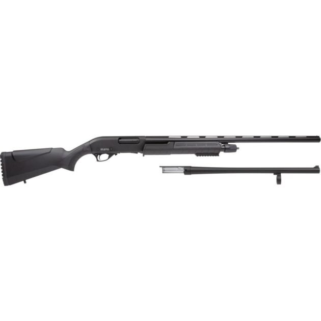 Rock Island Armory Combo Field/Security Shotgun 12ga 3" Chamber 5rd Magazine 18.5" and 28" Barrel Black