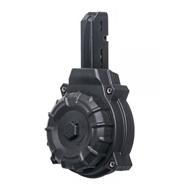 ProMag AR-15 Drum Magazine for Colt / SMG Type 9mm 50/rd Black Polymer