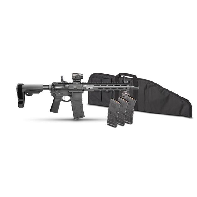 Springfield Saint Victor Gear Pac Pistol 5.56mm 30rd Magazines(4) 11.5'' Barrel SBA3 4 Brace Viridian Venta Red Dot Bag