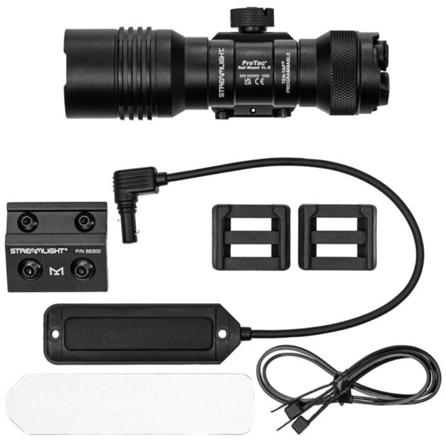 Streamlight Protac Rail Mount 1L-X Pro Handgun Weapon Light CR123A 500 Lumens Black