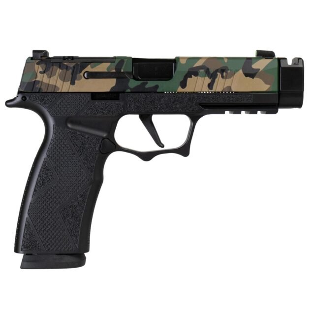 Sig Sauer P365 XMACRO TACOPS "Muilticam" Slide Handgun 9mm Luger 17rd Magazines(3) 3.7" Barrel w/Comp