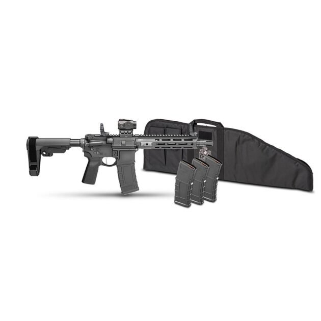 Springfield Saint Victor Gear Pac Pistol .300 BLK 30rd Magazines(4) 9.5'' Barrel SBA3 4 Brace Viridian Venta Red Dot Bag