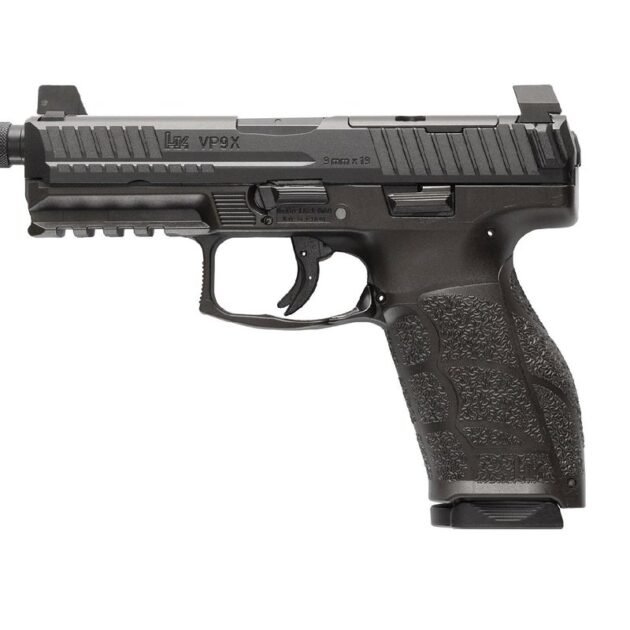 H&K VP9A1 X Tactical Optic Ready Handgun 9mm Luger 15rd Magazines(2) 4.7" Threaded Barrel Black