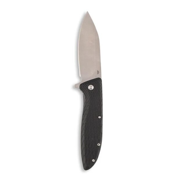 Outdoor Edge Brutus Folding Knife 3-3/10 Modified Sheepsfoot Black