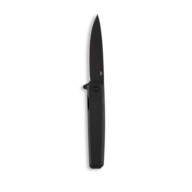 Outdoor Edge Peleus Folding 3-3/10" Clip Point Blade Blade Black