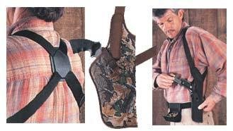 Uncle Mike's Sidekick Vertical Shoulder Holsters 3" to 4" Med./Lg. DA Revols - RH