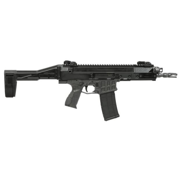 CZ USA Bren 2 MS Handgun 7.62x39 30rd Magazine 9" 1/2x28 Threaded Barrel Black with SB Tactical Brace