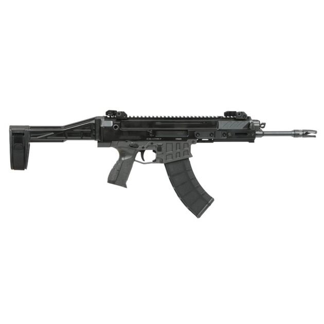 CZ USA Bren 2 Handgun 7.62x39 30rd Magazine 11" 1/2x28 Threaded Barrel Black with SB Tactical Brace