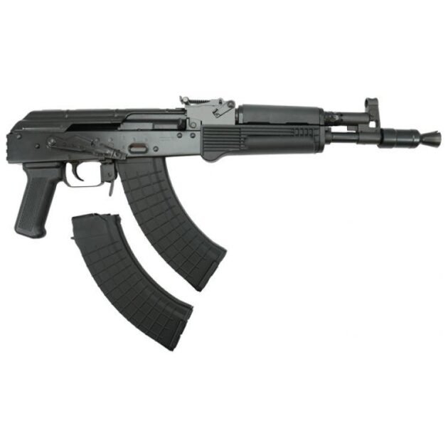 Pioneer Arms Polymer Hellpup PRO AK Handgun 7.62x39 30rd Magazines(2)11.7" Barrel with Picatinny Rail Forged Trunnion