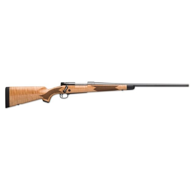 Winchester Model 70 Super Grade Maple 6.8 Western Rifle 3rd Magazine 24" Barrel Wood