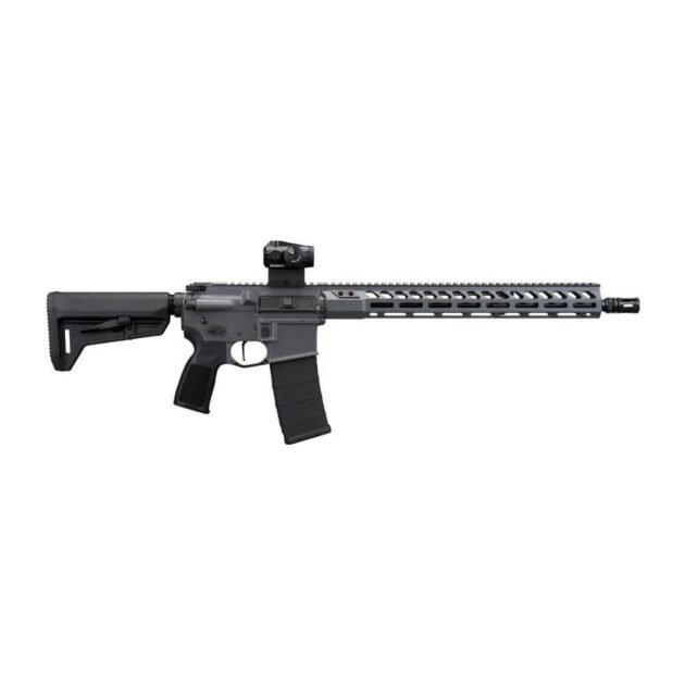 Sig Sauer  M400 Forge Concrete Gray Rifle 5.56 NATO 30rd Magazine 16" Barrel ROMEO-MSR GEN II Adjustable Stock M-LOK Handguard