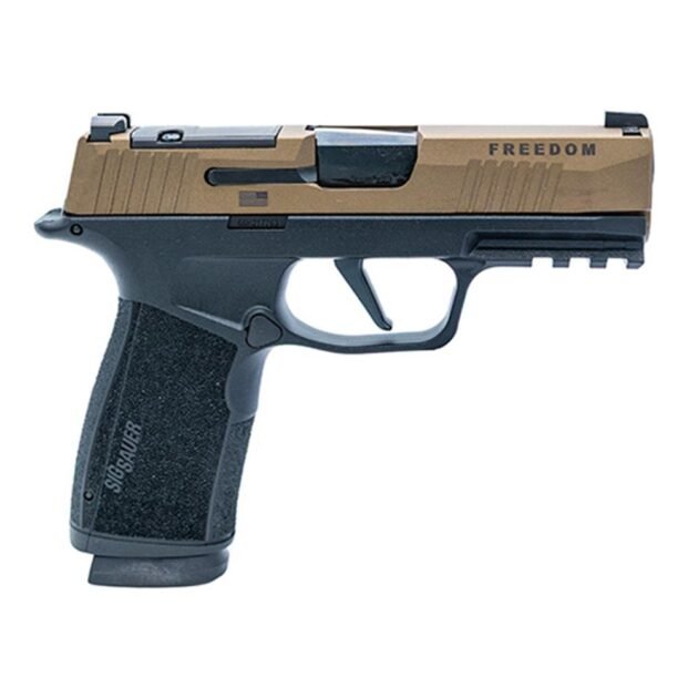 SIG P365 X-Macro Freedom Handgun 9mm Luger 17Rd Mag (2) 3.7" Barrel X-SER 2-T Bronze X-RAY 3 OR Black Grip